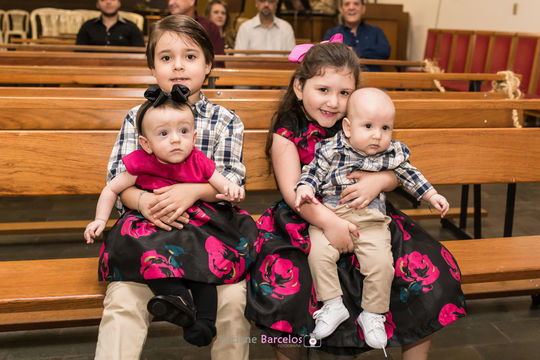 Batizado Augusto e Beatriz