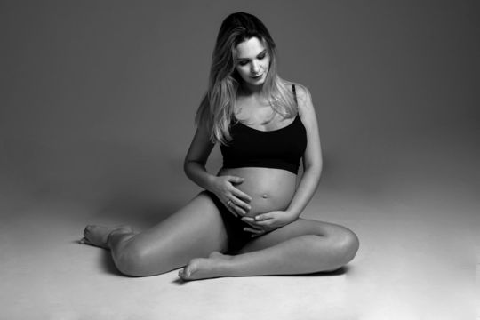 Ensaio Gestante em Studio - Clícia a espera de Heitor